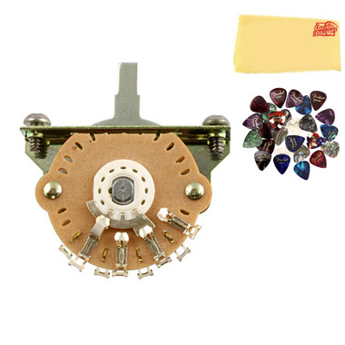 Allparts EP-4373 3-Way Oak Grigsby Switch for Telecaster w/ Fender Picks