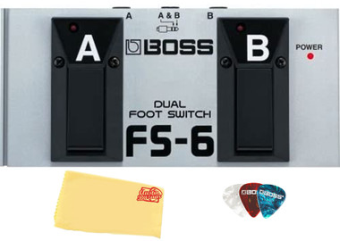 Boss FS-6 Dual Foot Switch w/ Picks