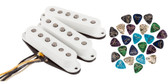Fender Custom Shop Texas Special Stratocaster Pickups - White w/ Fender Picks