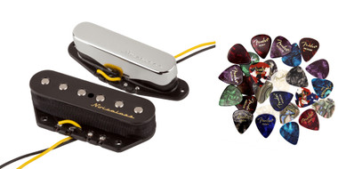 Fender Vintage Noiseless Telecaster Pickups w/ Picks