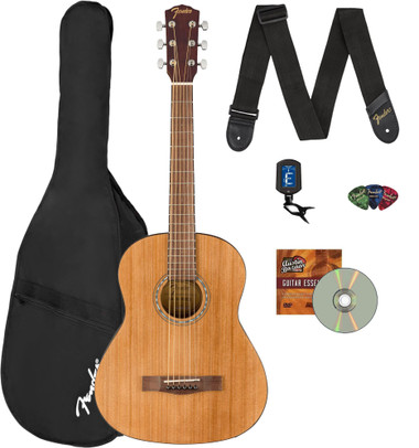 Fender製のアコースティックギター Fender FA-15 3/4-Scale Kids Steel String Acoustic Guitar - Natural