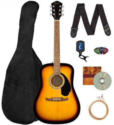 Fender FA-125 Dreadnought Acoustic Guitar - Sunburst w/ Gig Bag