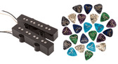 Fender Custom Shop '60s Jazz Bass Pickups - Black w/ Picks
