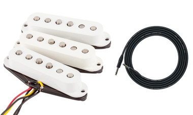 Fender Tex-Mex Stratocaster Pickups w/ Instrument Cable