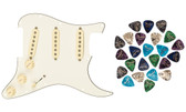 Fender Tex-Mex SSS Pre-Wired Stratocaster Pickguard w/ Picks