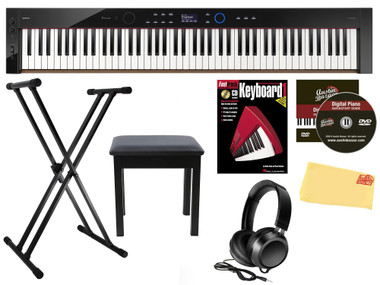Casio PX-S6000 Privia Slim Digital Piano - Black w/ Adjustable Stand