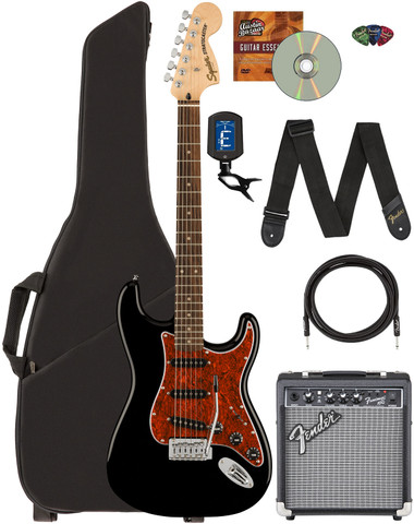 Fender Squier Affinity Stratocaster - Black Limited Edition