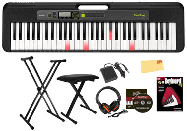 Casio LK-S250 Casiotone 61-Key Lighted-Key Keyboard w/ Stand