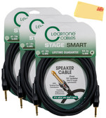 Cleartone 10-Foot Stage Smart Speaker Cable, 16 AWG - 3 Pack