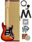 Fender Player Stratocaster Plus Top - Aged Cherry Sunburst w/ Tweed Hard Case