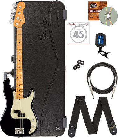 Fender American Professional II Precision Bass - Black w/ Hard Case