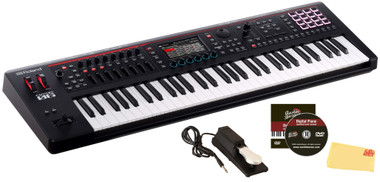 Roland Fantom-06 Synthesizer Keyboard w/ Sustain Pedal