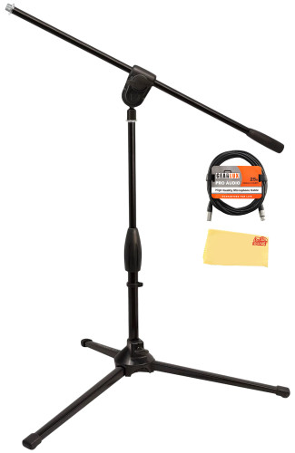 Ultimate Support MC-40B Pro Short Microphone Boom Stand w/ XLR Cable