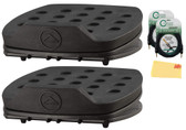 Ultimate Support MS-80 Angle-Adjustable Desktop Studio Monitor Stand Pair w/ Speaker Cables
