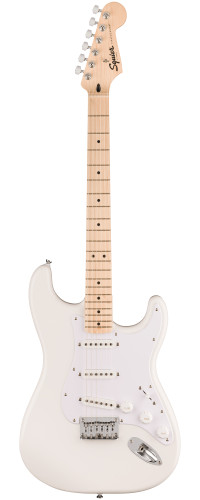 Squier Stratocaster ホワイト Squier by Fender SONIC STRATOCASTER HT Arctic White エレキ
