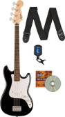 Fender Squier Sonic Bronco Bass - Black w/ Tuner