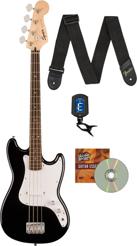 Fender Squier Sonic Bronco Bass - Black w/ Tuner