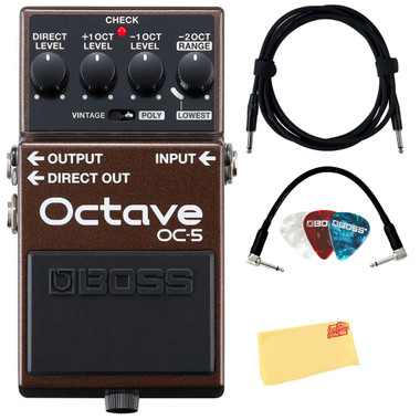 Boss OC-5 Octave w/ Instrument Cable