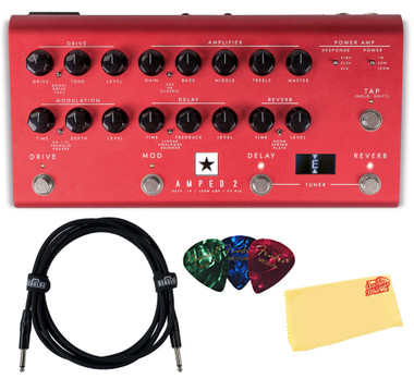 Blackstar Dept 10 Amped 2 Guitar Amplifier and Effects Pedal w/ Instrument Cable