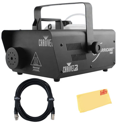 Chauvet Hurricane 1600 Fog Machine w/ DMX Cables