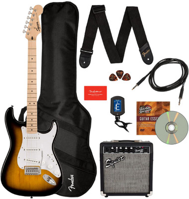 Fender Squier Sonic Strat Pack - 2-Color Sunburst w/ Frontman 10G Amplifier