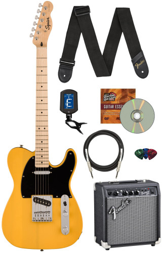 Fender Squier Sonic Telecaster - Butterscotch Blonde w/ Frontman