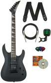 Jackson Dinky Arch Top JS22 DKA Electric Guitar - Satin Black w/ Instrument Cable
