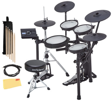 Roland 電子ドラム TD-1KV V-Drums ② Roland TD-07KVX V-Drums Electronic Drum Set BONUS PAK