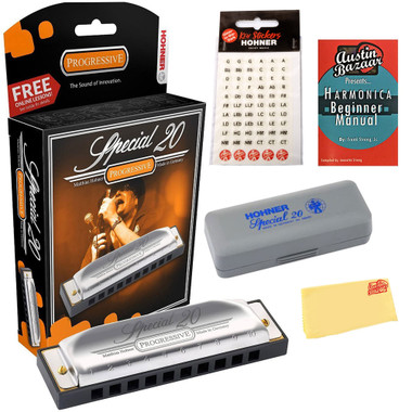 Hohner Special 20 Harmonica - Key of A w/ Key Stickers