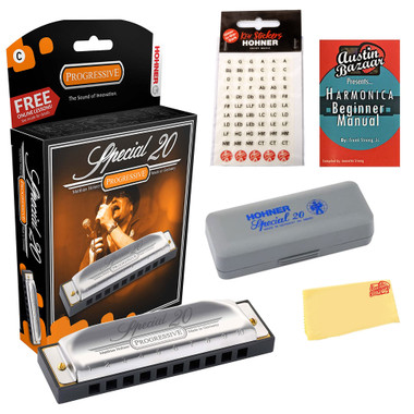 Hohner Special 20 Harmonica - Key of B w/ Key Stickers