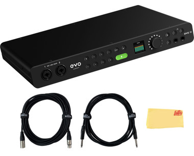 Audient EVO 16 24-In 24-Out USB Audio Interface w/ Instrument Cable