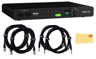 Audient EVO SP8 8-Channel Smart Preamp w/ 2 Instrument Cables
