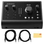 Audient iD24 USB-C Audio Interface w/ 2 Instrument Cables