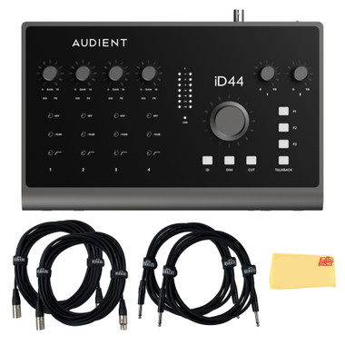 Audient iD44 MKII USB Audio Interface w/ 2 XLR Cables