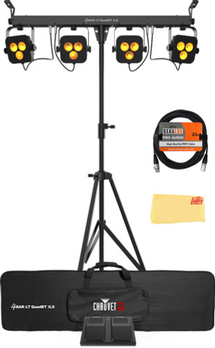 Chauvet 4BAR LT QuadBT ILS w/ DMX Cables