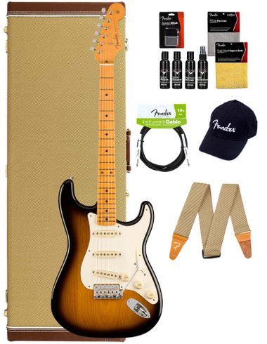 Fender American Vintage II 1957 Stratocaster - 2-Color Sunburst w/ Cleaning Kit