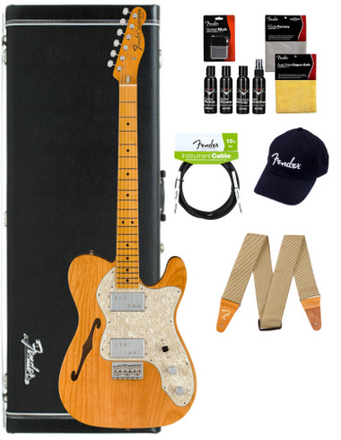 Fender American Vintage II 1972 Telecaster Thinline - Aged Natural w/ Cleaning Kit