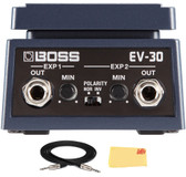 Boss EV-30 Dual Expression Pedal w/ TRS Cable