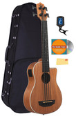 Kala UBASS-SCOUT-FL Scout Fretless U-Bass Acoustic-Electric Ukulele Bass w/ Case
