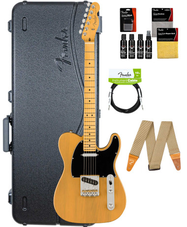 Fender American Professional II Telecaster - Butterscotch Blonde w/ Guitar Cleaning Kit
