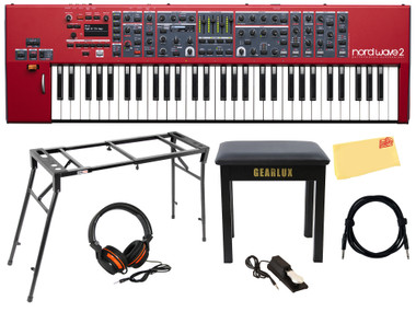 Nord Wave 2 61-Key Performance Synthesizer w/ Adjustable Stand