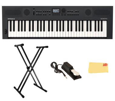 Roland GO:KEYS 5 Music Creation Keyboard - Graphite w/ Adjustable Stand