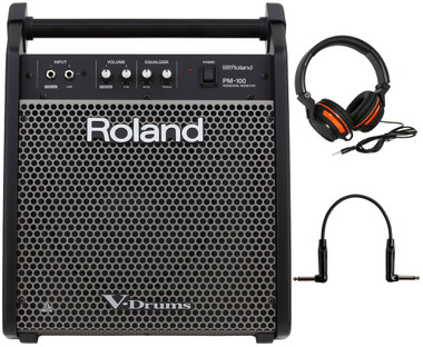 Roland PM-100 Compact V-Drums Personal Drum Monitor w/ Headphones