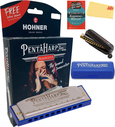 Hohner PentaHarp Harmonica - Key of G Minor w/ Zip Case