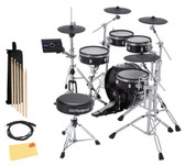 Roland VAD307 V-Drums Acoustic Design Electronic Drum Set w/ Drum Throne