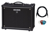Boss Katana-50 Gen 3 50-Watt 1x12-Inch Guitar Combo Amplifier w/ Instrument Cable