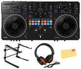 Pioneer DDJ-REV5 Scratch-Style 2-Channel Professional DJ Controller w/ Laptop Stand