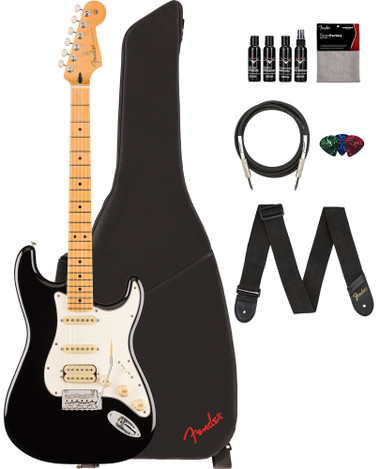 Fender Player II Stratocaster HSS - Black w/ Cleaning Kit