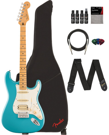 Fender Player II Stratocaster HSS - Aquatone Blue w/ Cleaning Kit