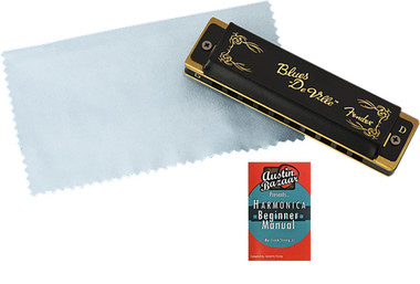 Fender Blues DeVille Harmonica - Key of D w/ Austin Bazaar Instructional Manual